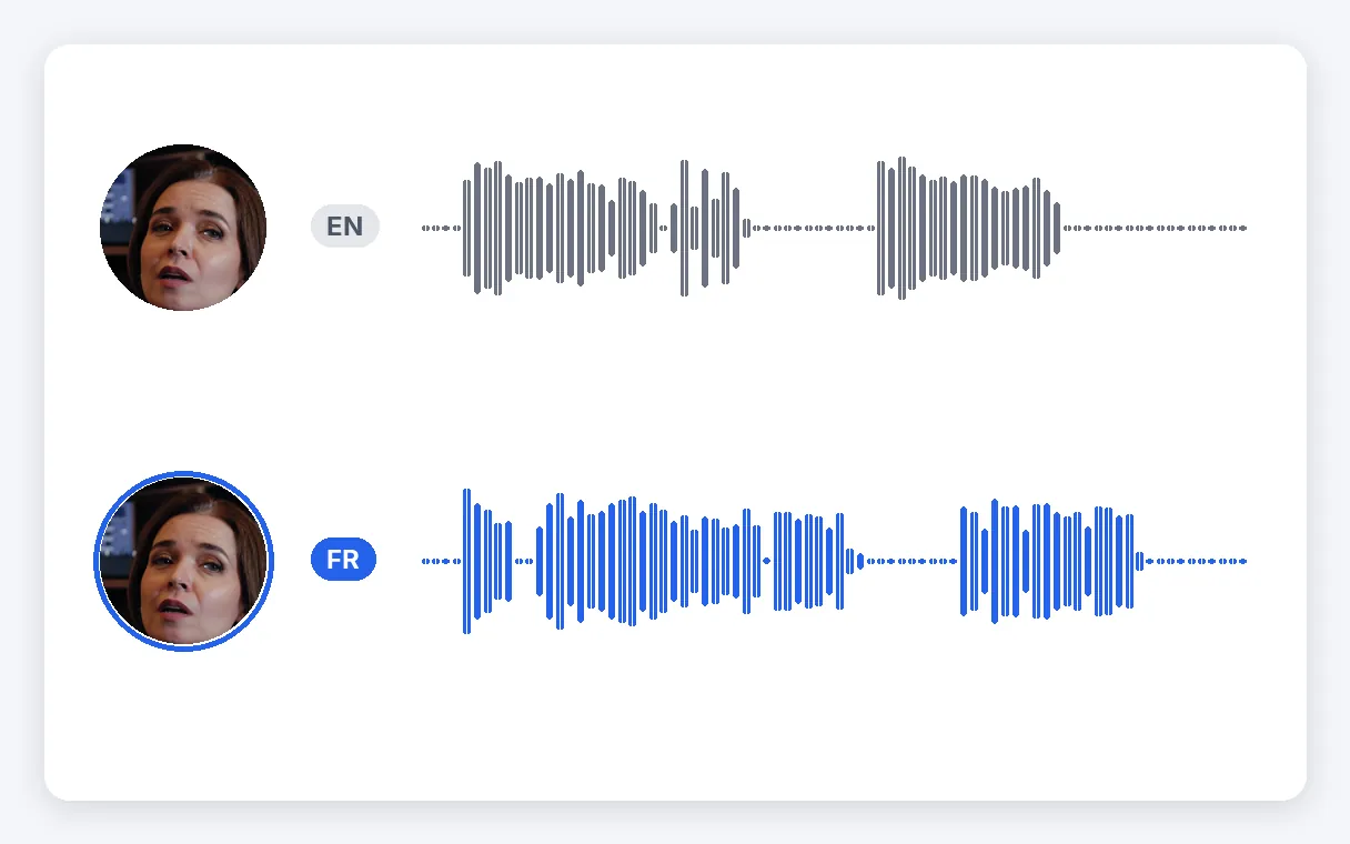 Vorteil — KI-Video-Synchronisation online: nah an der Originalstimme