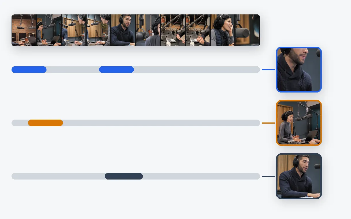 Vantaggio — Da video lungo a video corto con l'AI: clip verticali e sottotitoli gratis