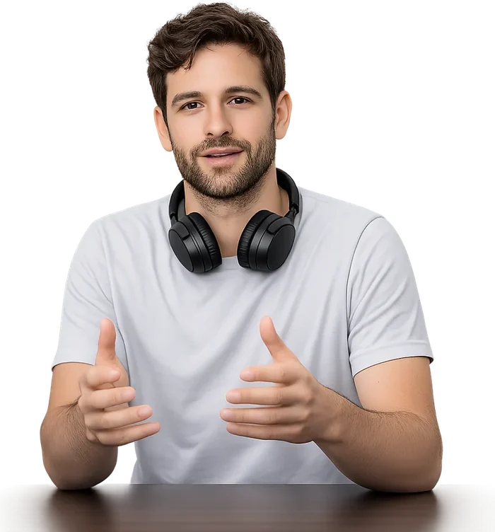 Resultado de exemplo — Remova ruídos de fundo de um vídeo, de graça e online