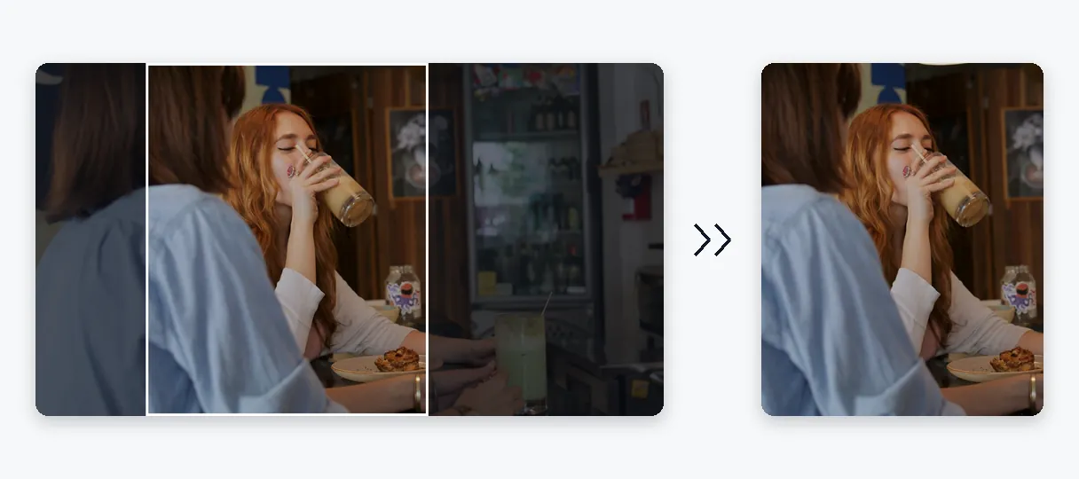 Vantaggio — Ridimensiona video per Facebook: Feed, Reel e Storie online
