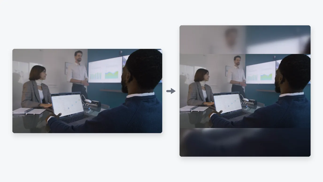 Örnek sonuç — LinkedIn için Videoyu Boyutlandır: Kare 1:1, 16:9 veya Dikey