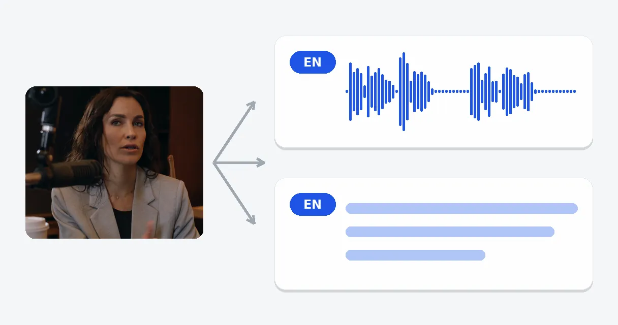 ประโยชน์ — แปลวิดีโอเป็นภาษาอังกฤษ: พากย์เสียง AI และซับไตเติล