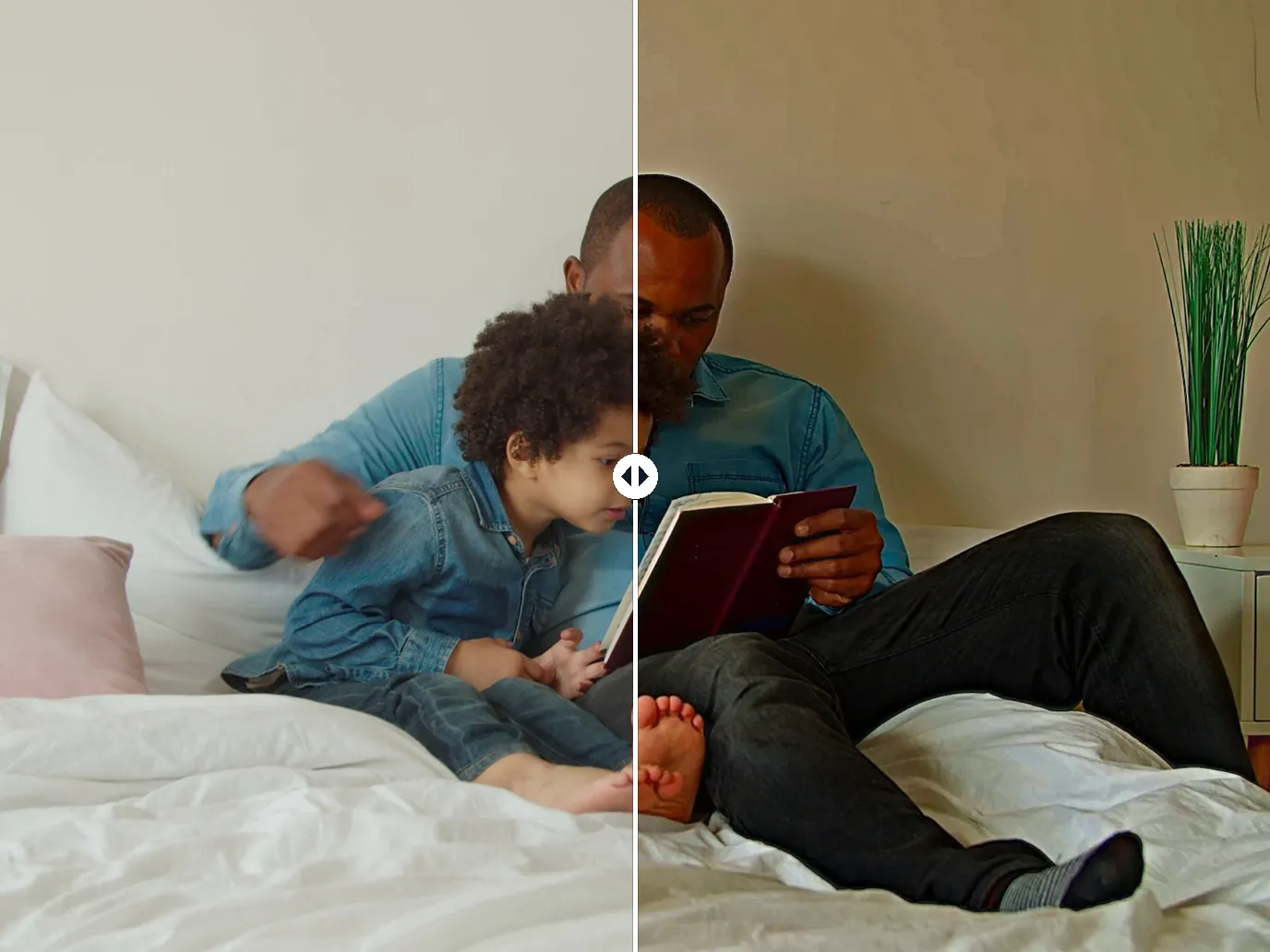 Beispielergebnis — Kostenloser Video-Enhancer: Dunkle Videos aufhellen & Beleuchtung korrigieren